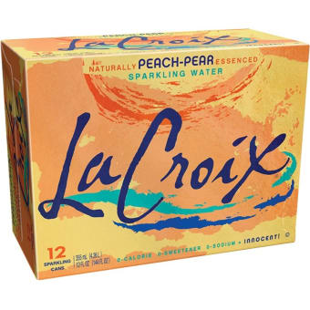 La Croix Peach Pear - 12 cans / 12oz