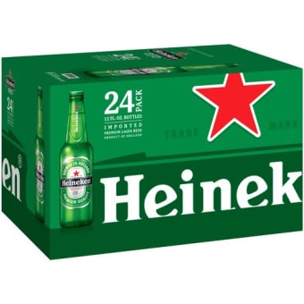 Heineken Lager - 24x 12oz Bottles