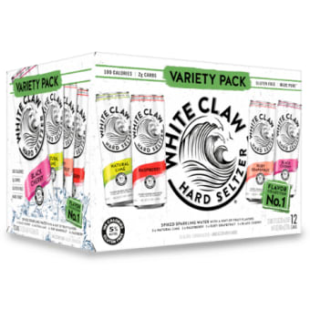 White Claw Fruit Flavors Mix 12pack 12oz N1