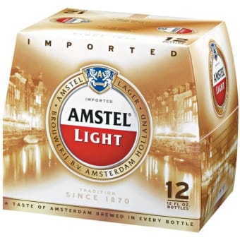 Amstel Light - 12 pack bottle 12oz