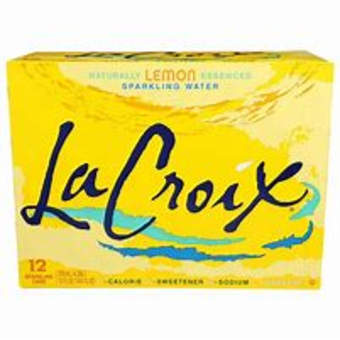 LaCroix 12 Pack Lemon