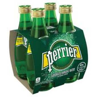 Perrier 11oz 4 Pack Bottles