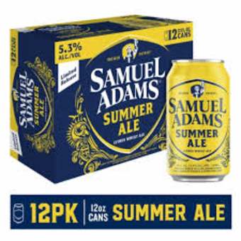Samuel Adams Summer Ale 12Pack Cans