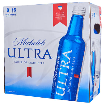 MICHELOB ULTRA ALUMINUM BOTTLE 8PK 16 oz
