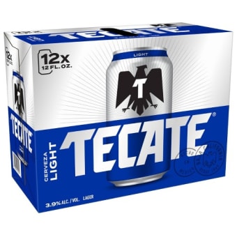 TECATE LIGHT 12PK 12 oz