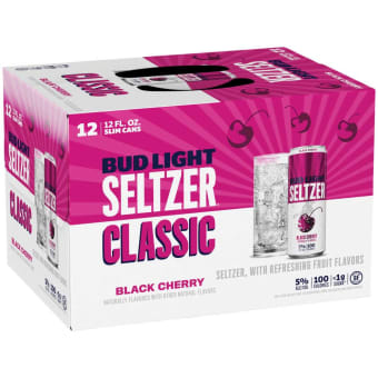 Bud Light Black Cherry Seltzer - 12 cans / 12oz