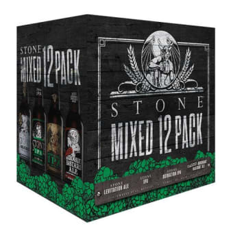STONE BREWING MIXED PACK 12 OZ 12 PACK