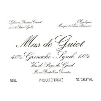 MAS DE GUIOT CABERNET SYRAH 750ML