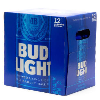 BUDWEISER ALUMINUM 16 OZ 12 PACK CAN