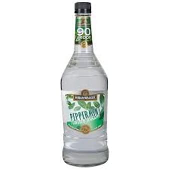 HIRAM WALKER 90 PR PEPPERMINT SCHN 1.0L