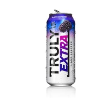 Truly Extra Hard Seltzer Black Raspberry - 1 Can/ 16oz