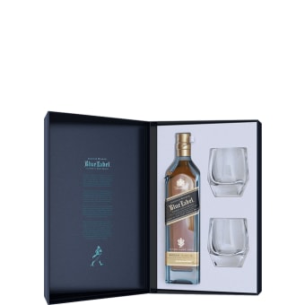 Johnnie Walker Blue Label Limited Edition /w 2 glasses - 750mL