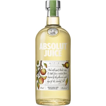 Absolut Juice Apple Edition Flavored Vodka - 750mL