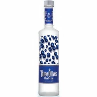 THREE OLIVES BLUEBERRY VODKA 750ML