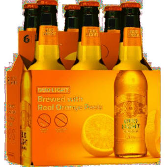 BUD LIGHT - ORANGE 6PK-12 OZ BTL