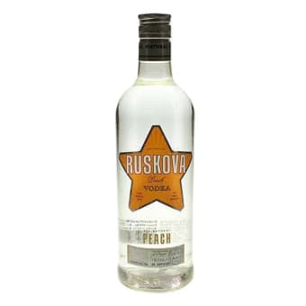 RUSKOVA RUSSIAN VODKA PEACH 1L