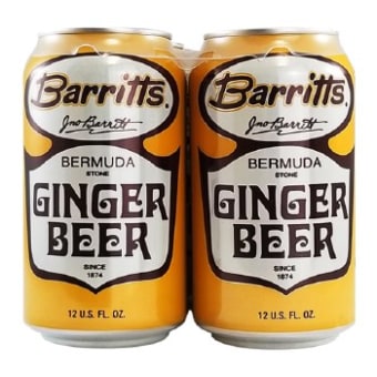 Barritts Ginger Beer Bermuda - 4 cans / 12oz