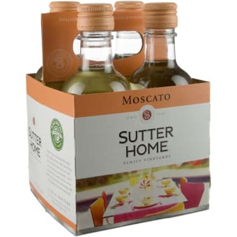 Sutter Home Moscato - 4 plastic bottles / 187mL