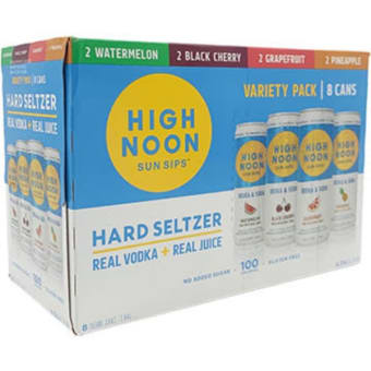 High Noon Hard Seltzer Variety Pack - 8 cans / 12oz
