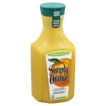 Simply High Pulp Orange Juice - 1 bottle / 59oz