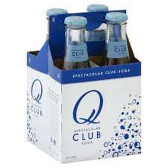 Q Club Soda - 4 bottles / 6.7oz