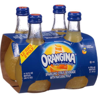 Orangina Soda - 4 bottles / 10oz