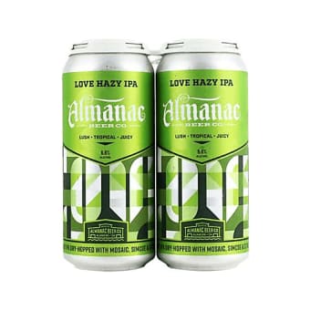 Almanac Love Hazy IPA - 4 cans / 16oz