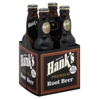 Hank's Gourmet Root Beer Sodas - 4 bottles / 12oz