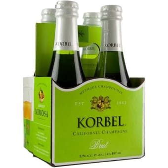 Korbel Brut - 4 bottles / 187mL
