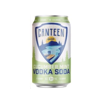 Canteen Cucumber Mint Vodka Soda - 1 can / 12oz