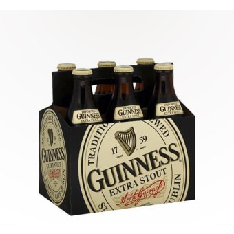Guinness Extra Stout - 6 bottles / 11.2oz