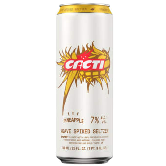 Cacti Pineapple Agave Spiked Seltzer - 1 can / 25oz