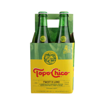 Topo Chico Twist of Lime Mexico - 4 Bottles/ 12oz