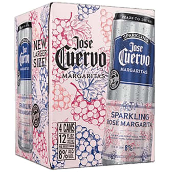 Jose Cuervo Sparkling Rose Margarita - 4 bottles / 200mL