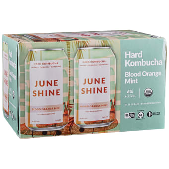 Juneshine Blood Orange Mint - 6 cans / 12oz