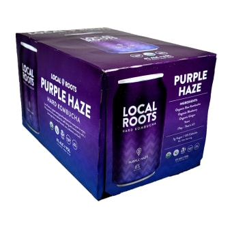 Local Roots Kombucha Purple Haze - 6 cans / 12oz