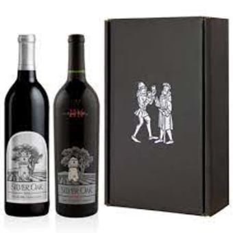Twomey Silver Oak Gift Box Cabernet Sauvignon - 2 Bottles/ 750mL
