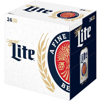 MILLER LITE CANS 12OZ 24 CAN