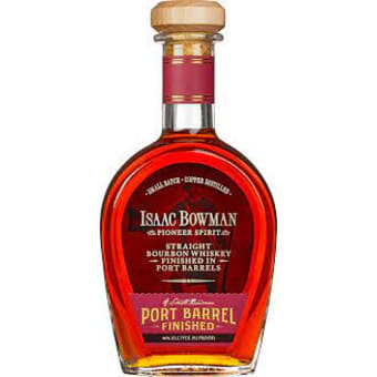 ISAAC BOWMAN bourbon finished in port barrels