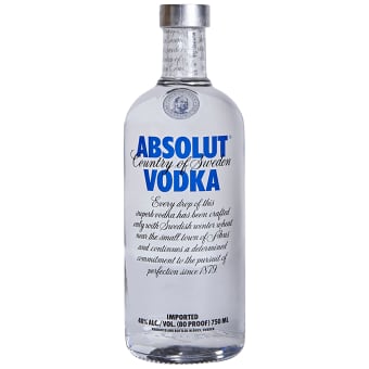 ABSOLUT 80PF VODKA 750ml