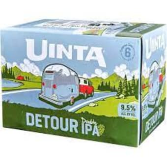 Uinta Detour Double IPA - 6 Cans/ 12oz
