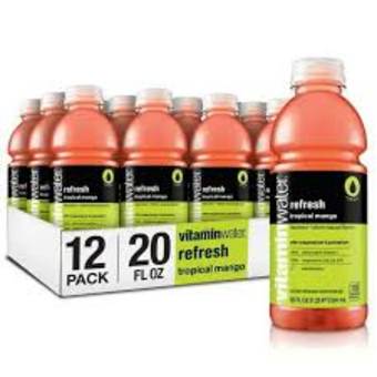 Vitamin Water Mango 12pack Bottles