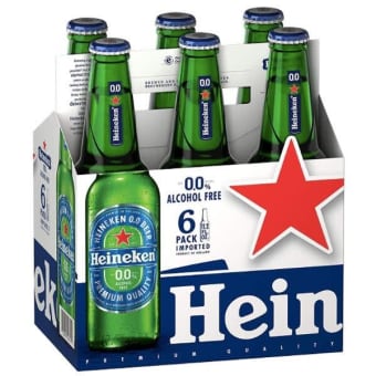 Heineken 0.0 Alcohol 6pk 12oz btl