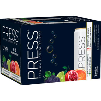 Press Seltzer - 12 pack bottle 12oz