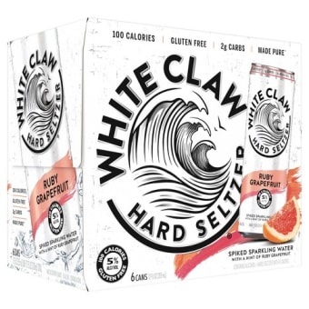 White Claw Ruby Grapefruit - 6 pack