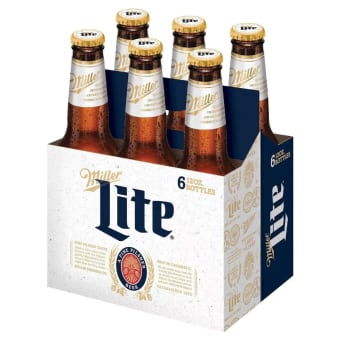Miller Lite - 6 pack bottles