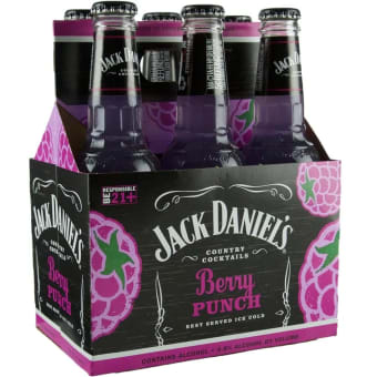 Jack Daniels Berry Punch - 6 pack bottles
