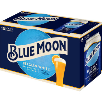 Blue Moon Belgian White - 15 pack can