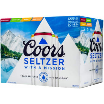 Coors Seltzer Variety - 12 pack