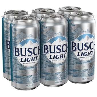 Busch Light - 6 pack / 16oz